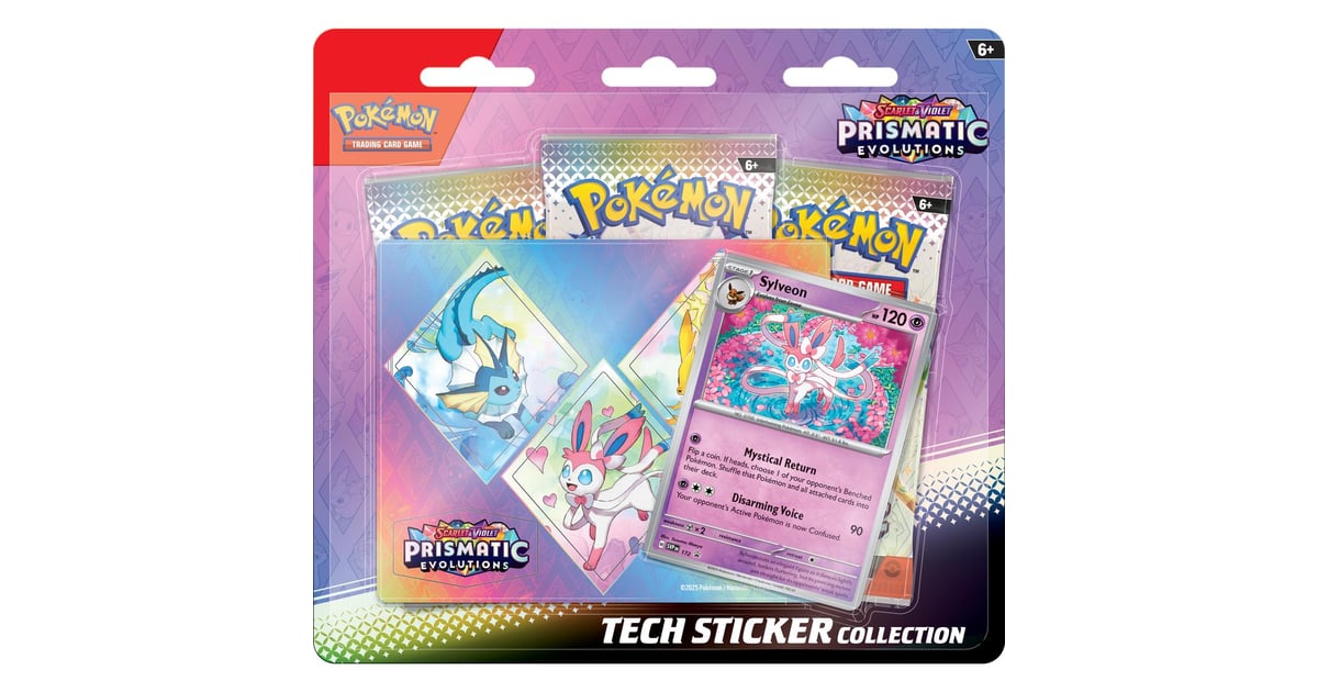Pokemon Trading Cards SV 8 5 Prismatic Evolutions Tech Sticker Collection Styles May Vary — photo 2