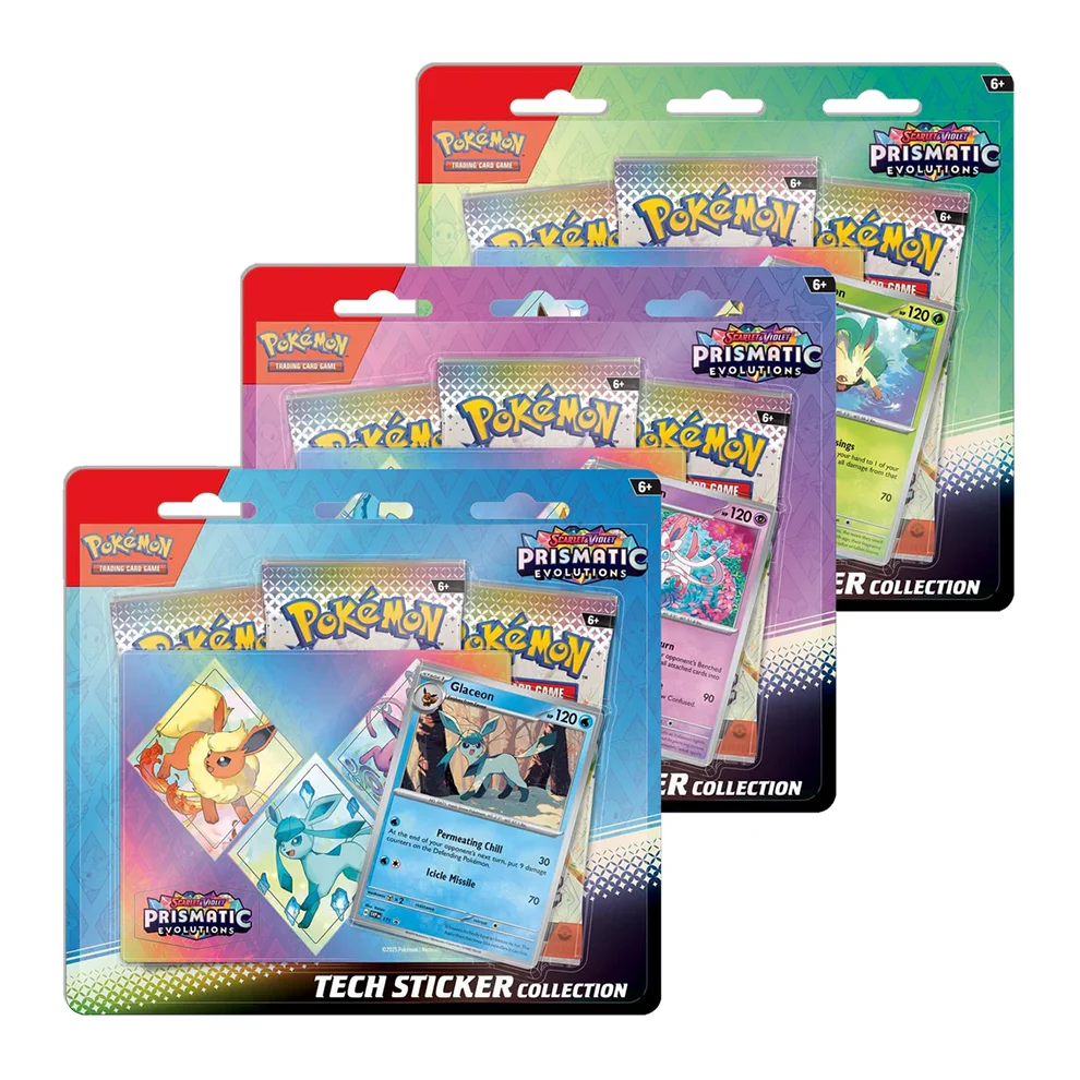 Pokemon Trading Cards SV 8 5 Prismatic Evolutions Tech Sticker Collection Styles May Vary — photo 1