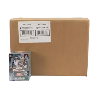 2025 Topps Chrome Football Value Box - Sealed Case