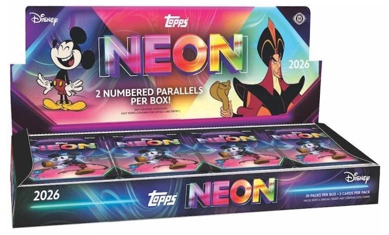 2026 Topps Disney Neon Hobby Box