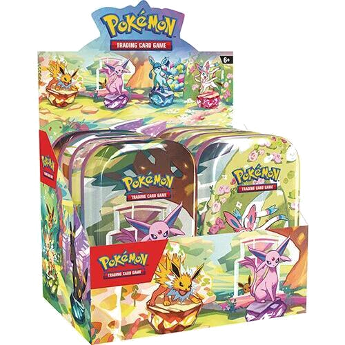 Pokemon Prismatic Mini Tin Display (8ct) Box - Sealed