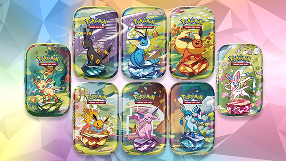 Pokemon Prismatic Mini Tin Display (8ct) Box - Sealed — photo 2