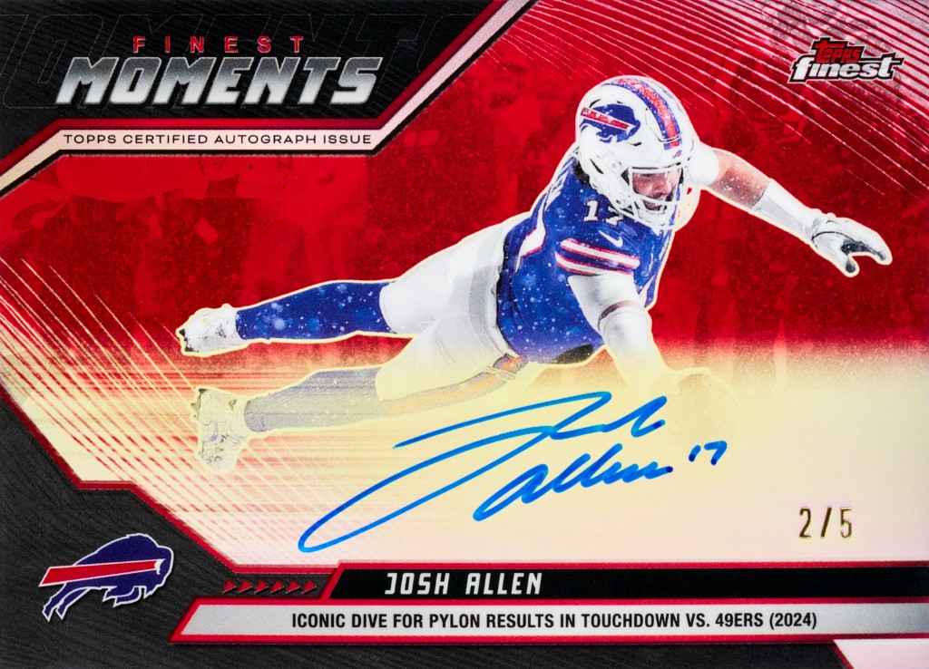 2025 Topps Finest Football Hobby Box — photo 11