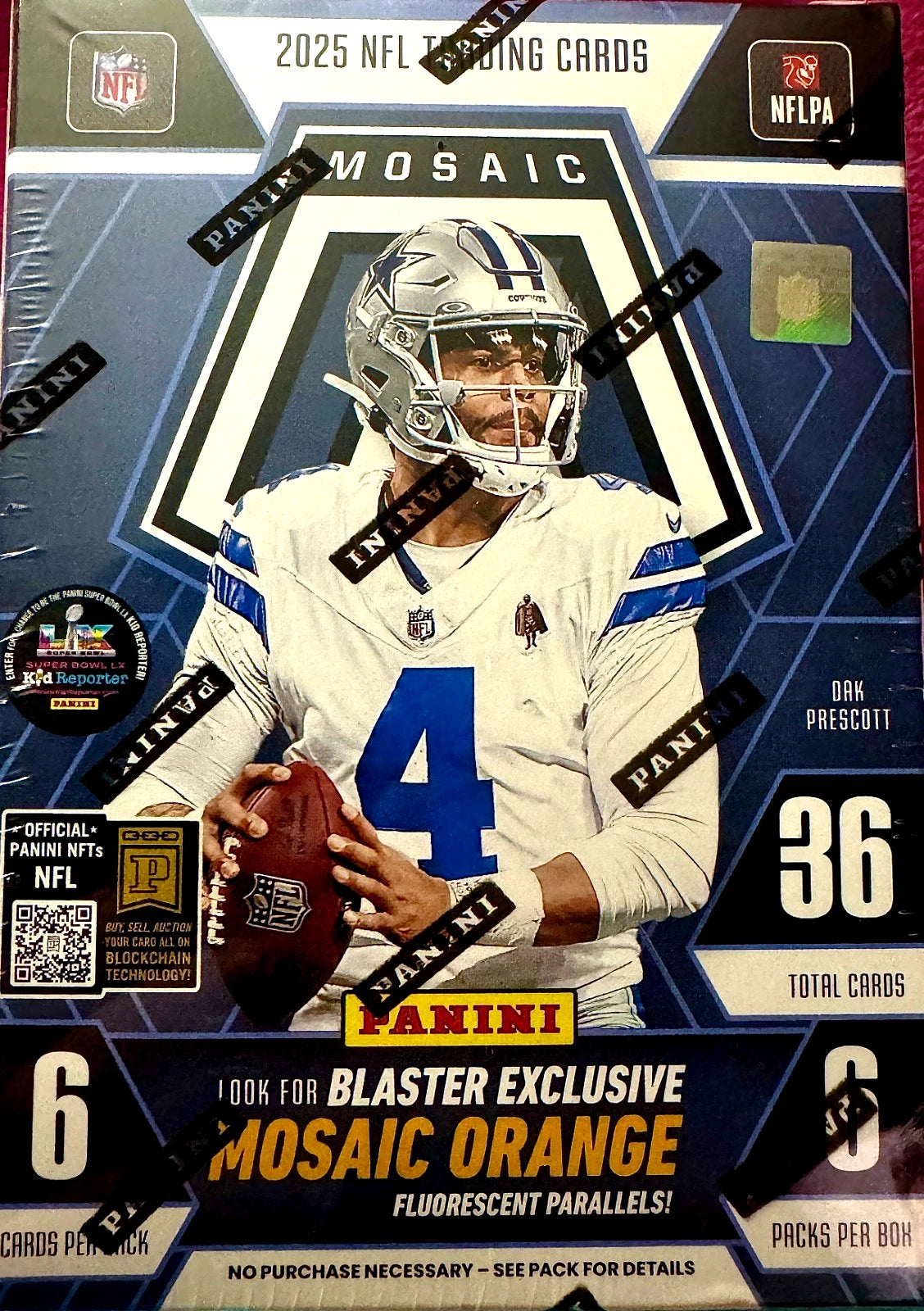 2025 Panini NFL Mosaic Football - Value Box