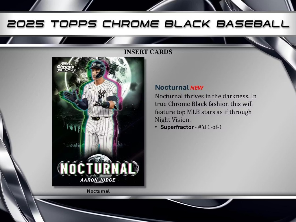 2025 Topps Chrome Black Baseball - Hobby Box — photo 10